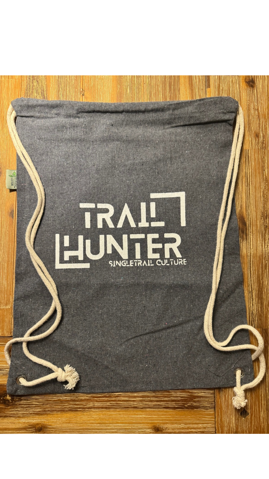 Trailhunter Turnbeutel , MTB , Bike , grey , recycled Cotton