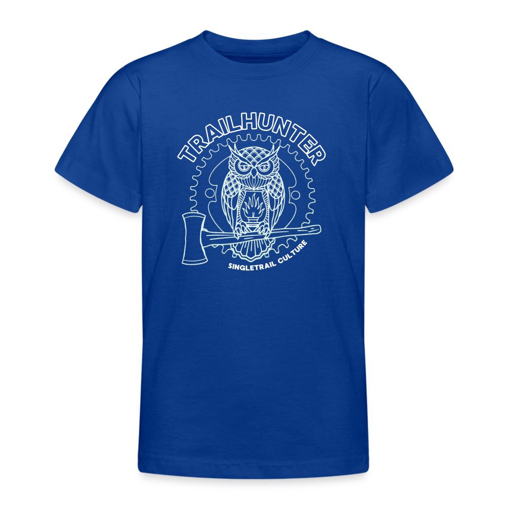 Eule Teenager T-Shirt - Royalblau