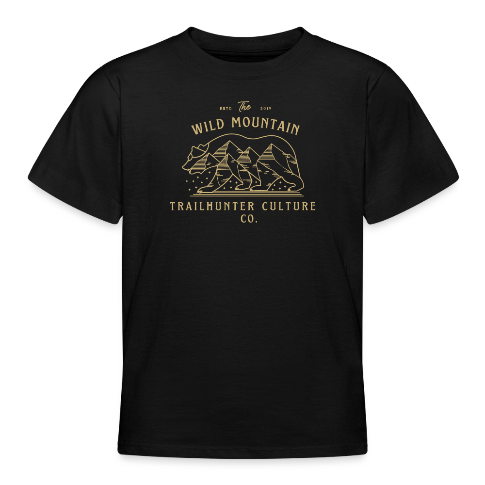 Wild Mountain Teenager T-Shirt - Schwarz