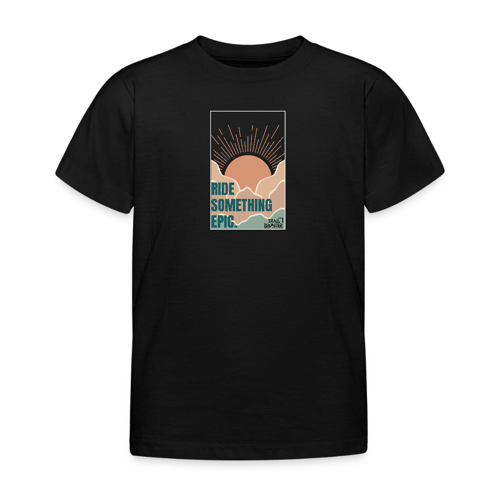Trailhunter RIDE SOMETHING EPIC Kinder T-Shirt - Schwarz