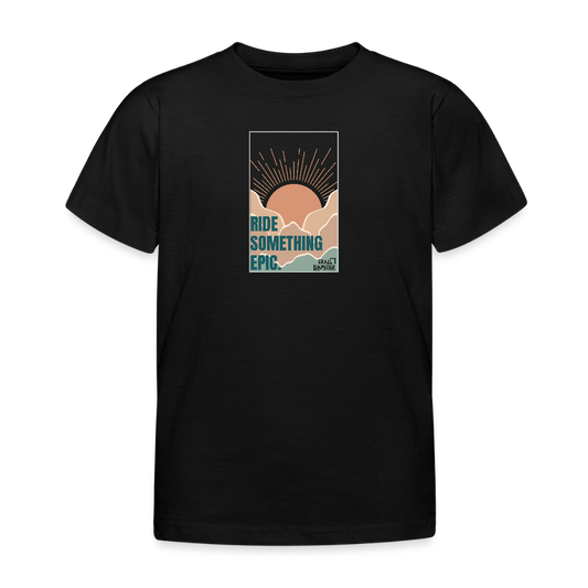 Trailhunter RIDE SOMETHING EPIC Kinder T-Shirt - Schwarz