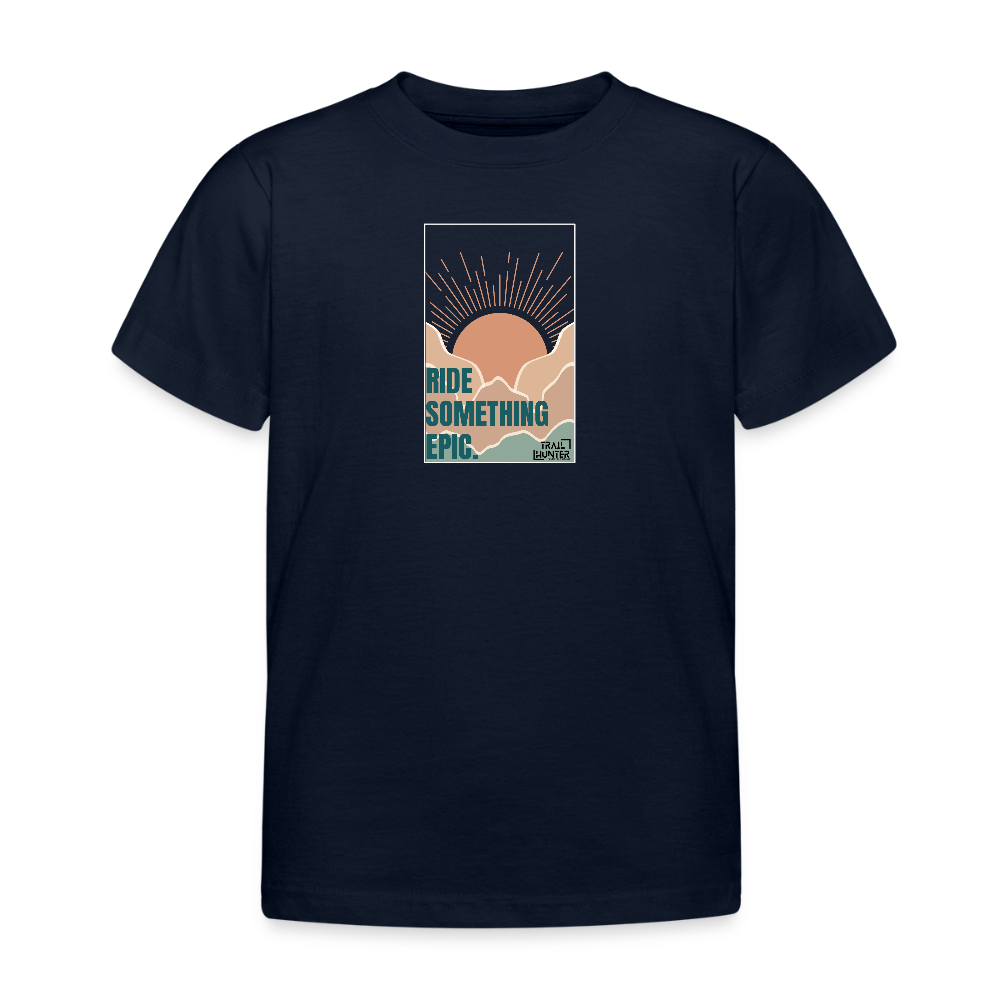 Trailhunter RIDE SOMETHING EPIC Kinder T-Shirt - Navy