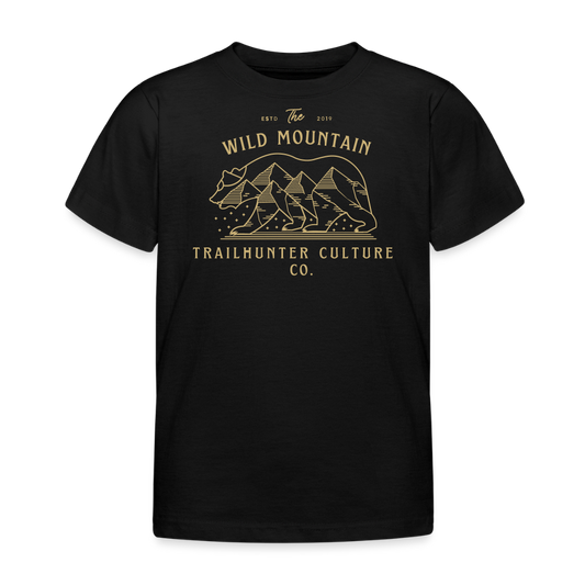 Wild Mountain Kids' T-Shirt - Schwarz
