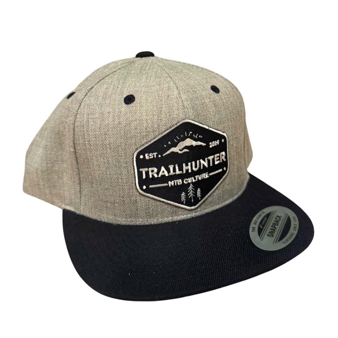 Trailhunter MTB Badge Classic Snapback Grey