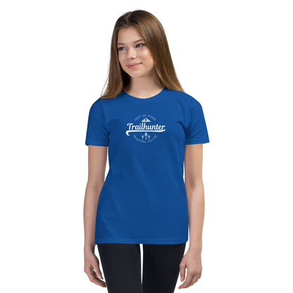 Trailhunter kinder Product mockup tshirt royal blau