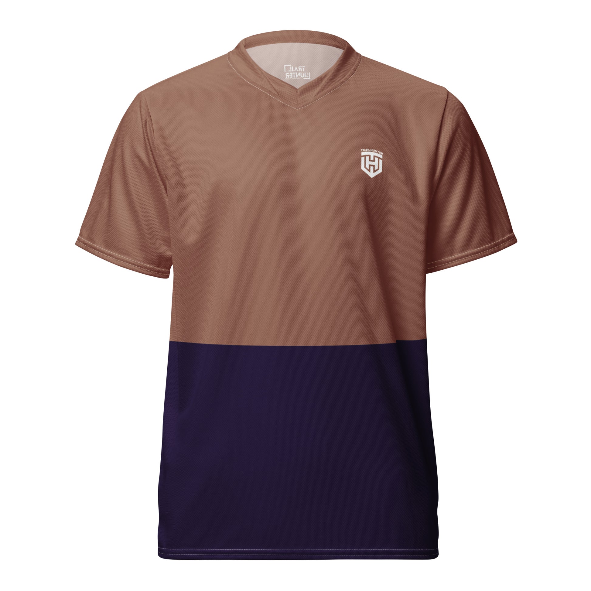 trailhunter mtb mocha mousse/Navy Trikot front 