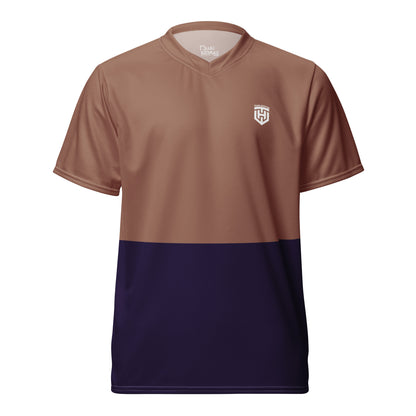 trailhunter mtb mocha mousse/Navy Trikot front 