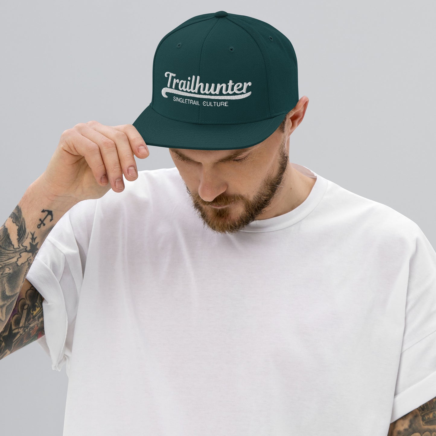 Trailhunter-Mtb-singletrail_culture-classic-snapback-Spruce,mtb kappe,flexfit,Mountainbike,enduro ,traillove 