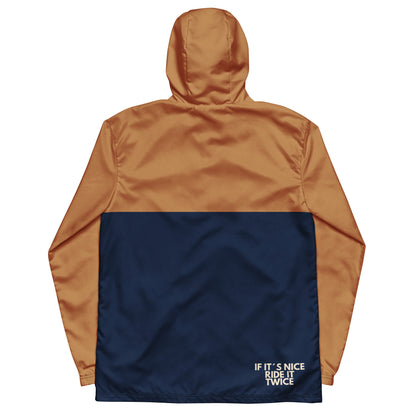 Windbreaker brown/navy