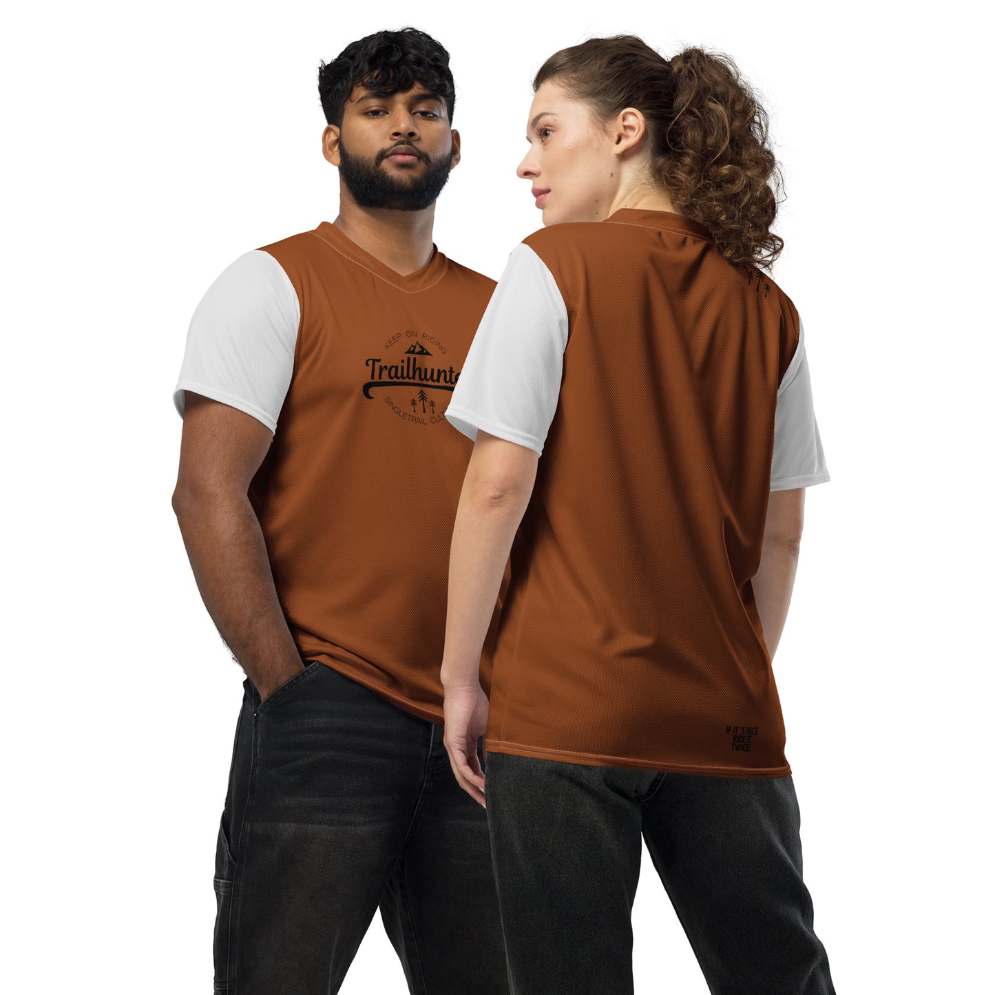 Trailhunter Saddlebrown Unisex-Kurzarmtrikot