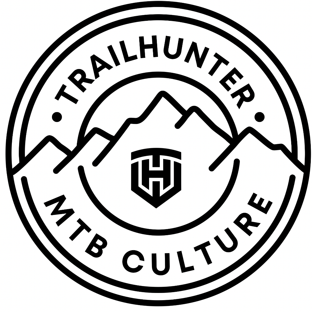 Trailhunter MTB Culture Sticker ,schwarz auf weiß. Camper- Van Kfz Dekor 