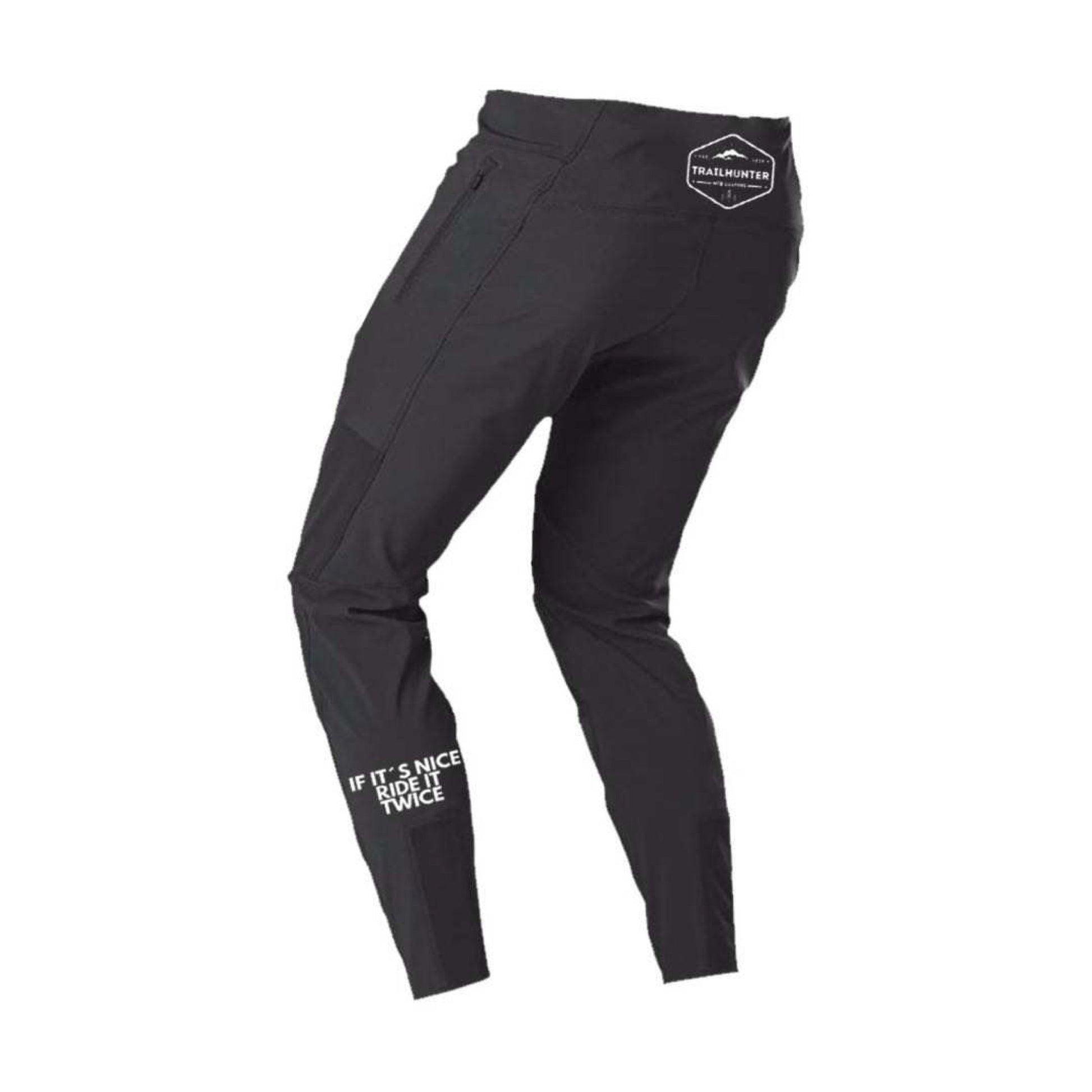 Trailhunter , trailpants, Fahrradhose, schwarz , lang bikepants, mtbhose, downhill, trailpark 