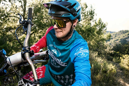 mountainbike trikot herren langarm Trailhunter Langarm Trikot UNISEX blau – Trailhunter-Culture