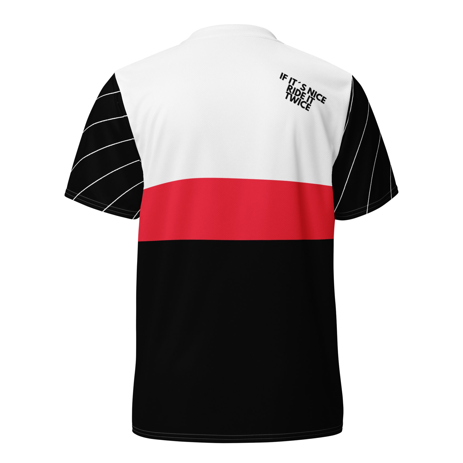Trailhunter MTB Downhill Enduro Jersey , black white red