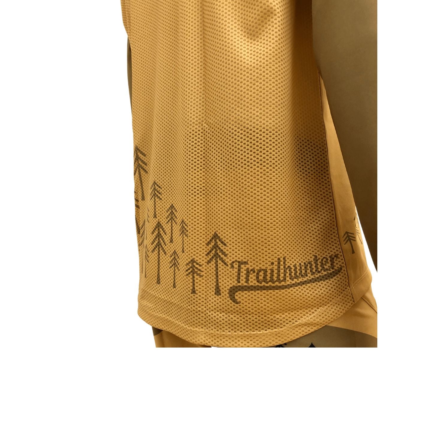 Trailhunter mountainbiketrikot senf/braun 