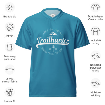 Trailhunter_Original_Recyceltes_Unisex-Trikot, atmungsaktiv ,kurzarmtrikot ,schnelltrocknend,fahrradtrikot ,Mountainbike trikot
