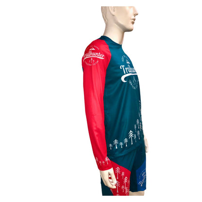 Trailhunter Langarm Trikot UNISEX blau