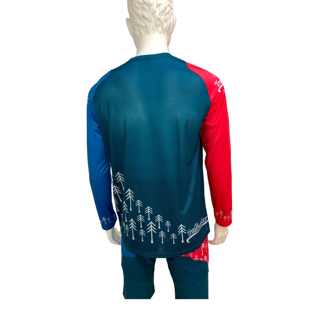 Trailhunter Langarm Trikot UNISEX blau